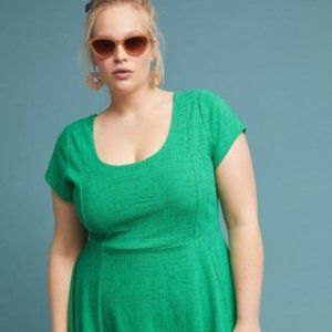 Maeve Kelly Green Scoop Neck Dress